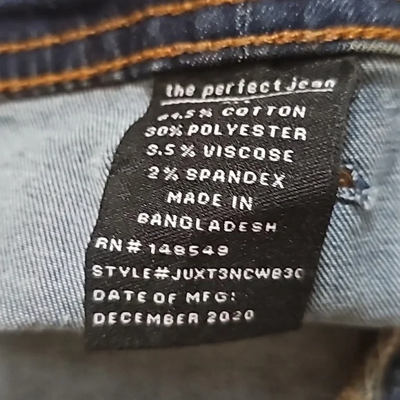 The Perfect Jean NYC Athletic Fit Men's Size 46x30 NEW - Picture 6 of 8